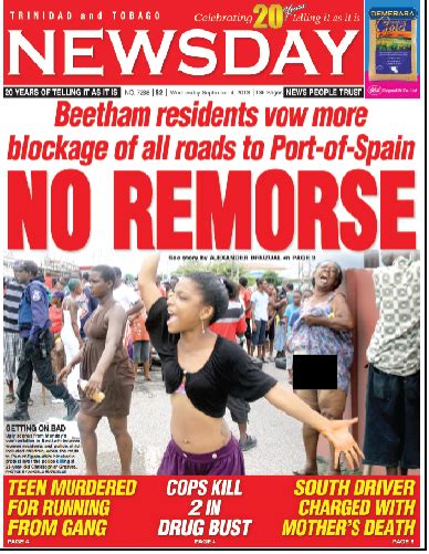 newsday t&t|tt newsday news today.